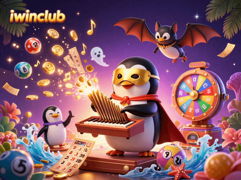 Engage in iwinclub's thrilling gaming experience with vibrant, dynamic casino elements.