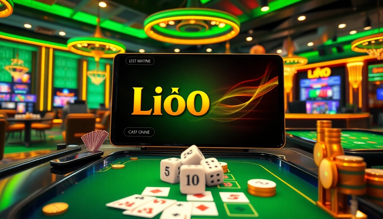 Lô Đề online gameplay displayed on a vibrant digital interface in a luxurious casino setting.