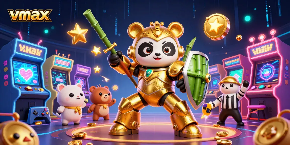 Experience the excitement of vmax online gaming with vibrant visuals and dynamic characters.