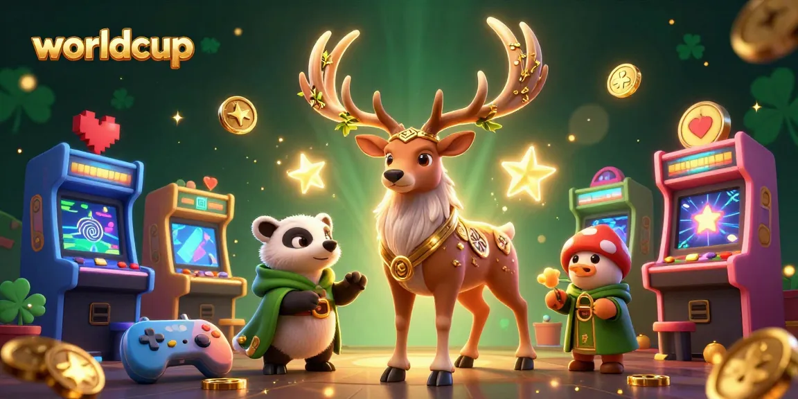 Experience the thrill of the worldcup through an enchanting casino adventure with vibrant characters.