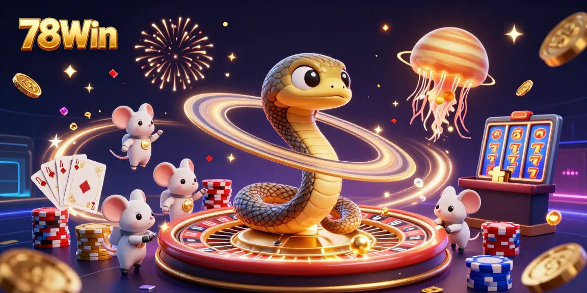 Engage with the 78Win cosmic casino experience featuring astronauts betting and rich game elements.